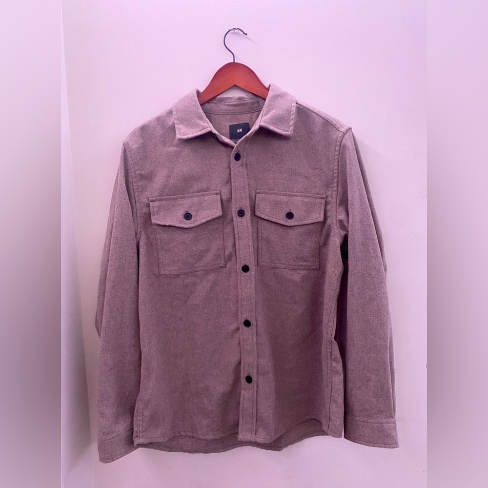 H&M men's cotton button up shirt